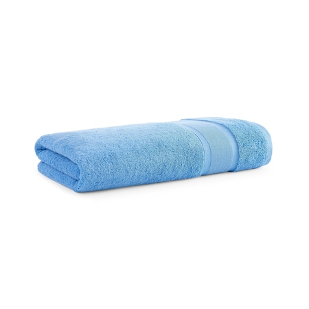 Monarch Brands Aegean Recycled Bath Sheet, 35in x 70in - Blue P-BS-RO-3570-BL